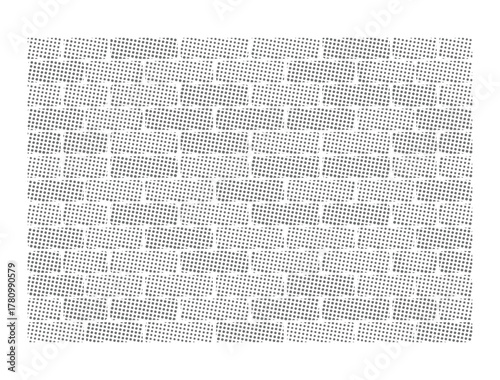 Abstract gray dots forming brick pattern texture background. gray, dots, pattern, brick, texture, background.