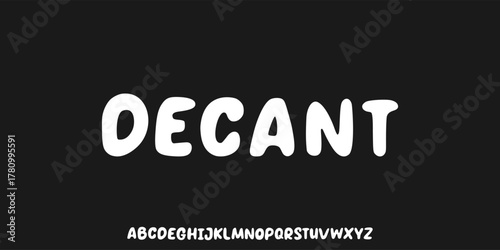 Elegant Font. Groovy Font. Graffiti Font. Creative Hand Drawn Uppercase. Street Art Classic Lettering Fashion Designs Typography modern serif decorative vintage concept vector illustration. Energy