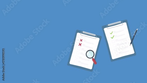 Rules, clipboard with regulations, policy and guideline for employee or users to follow, legal term, corporate compliance or laws, standard.	