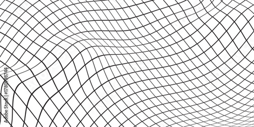 Black metal mesh seamless pattern vector illustration. Metal grid pattern. Silhouette Steel wire Chain link Fence Pattern. Wire mesh fence isolated on white background