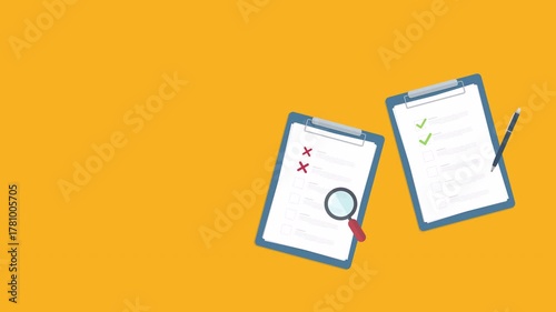 Rules, clipboard with regulations, policy and guideline for employee or users to follow, legal term, corporate compliance or laws, standard.	