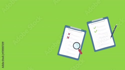 Rules, clipboard with regulations, policy and guideline for employee or users to follow, legal term, corporate compliance or laws, standard.	