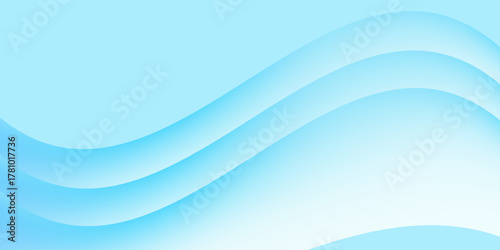 Abstract clear blue sky. Pastel rainbow. Light blue, pink and yellow color vector banner. Pastel gradient sky pattern.  modern