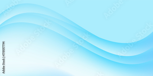 Abstract clear blue sky. Pastel rainbow. Light blue, pink and yellow color vector banner. Pastel gradient sky pattern.  modern