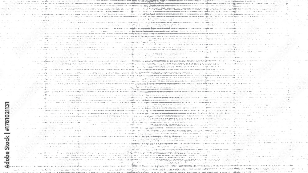 Naklejka premium Distressed uneven background. Grunge texture overlay with fine grains isolated on white background. Black-white, monochrome grunge texture - chaotic, distress, vintage, weathered effect. 