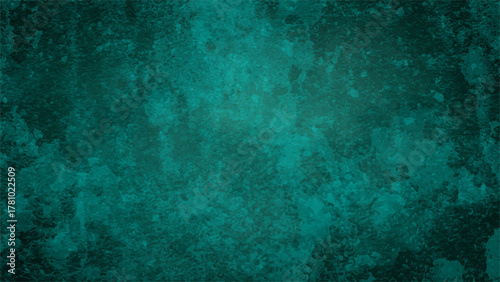 Abstract Deep blue grunge texture with heavily distressed and rough surface. lighter aqua tones with mysterious, atmospheric, and ethereal feel. Teal Color Wall Decorative Surface