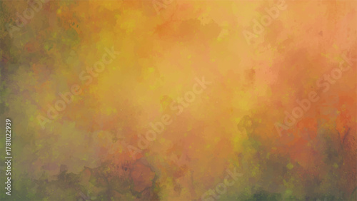 Abstract bright modern colorful background with space, Light yellow or green subtle watercolor texture. Sense of warmth, sunset light, and artistic atmosphere.