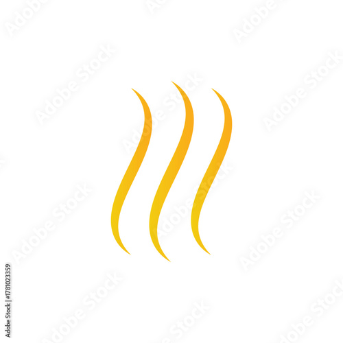 Heatwave symbol vector illustration on transparent background
