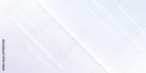Minimalist white abstract background featuring subtle diagonal light stripes and smooth texture.