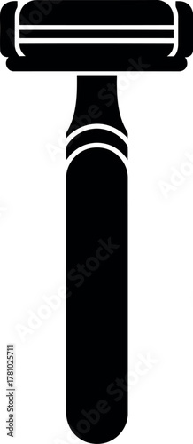 Black disposable razor icon