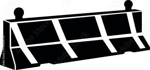 Construction barrier safety traffic control road block