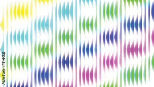 Colorful Gradient Vertical Streaks of Curved Lines and Abstract Design