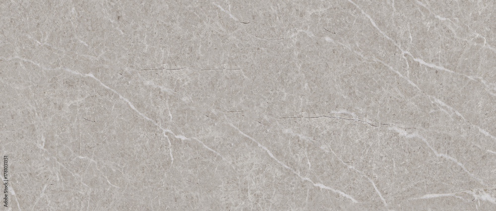 Obraz premium Modern grey limestone texture background in white light polished empty wall paper. luxury gray concrete stone table top desk view concept grunge seamless, Rustic marble slab.