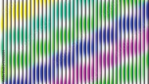 Abstract wavy lines with a rainbow gradient and subtle texture create a modern and vibrant visual art piece perfect for graphic design projects