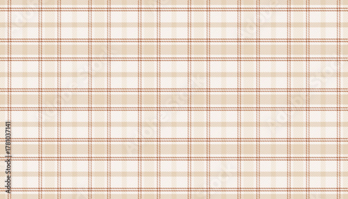 Checkered beige tartan. Classic vintage pattern