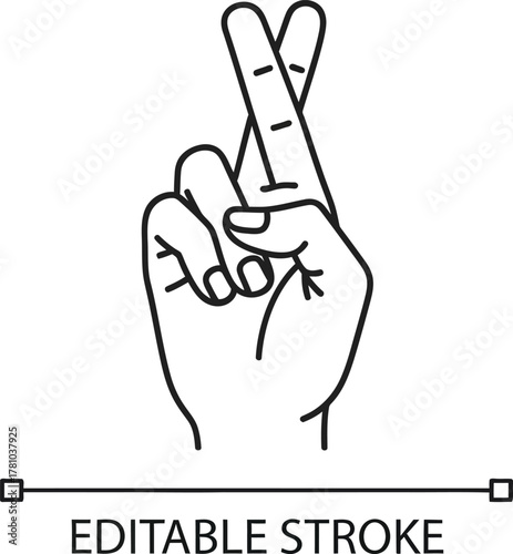 hand sign vector