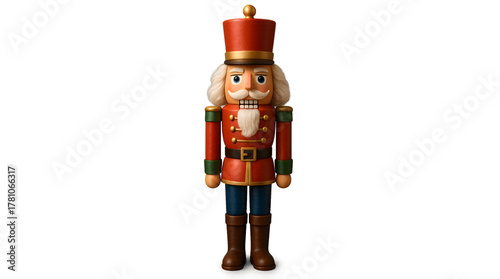 3D High-Quality  Christmas nutcracker