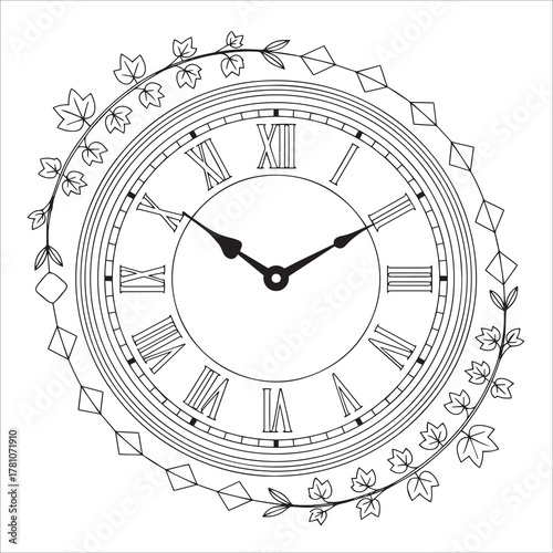 clock face vector