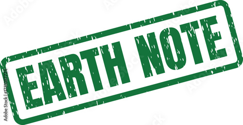 An important green rubber stamp note emphasizing critical messages for global environmental awareness