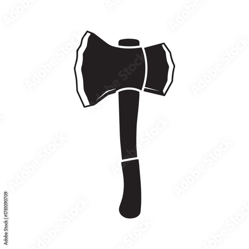 Stone Axe Silhouette