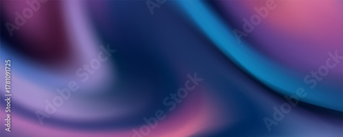 Dynamic gradient flow of turquoise, purple, and peach colors in an abstract wavy composition. Modern digital art background for futuristic or creative visuals.