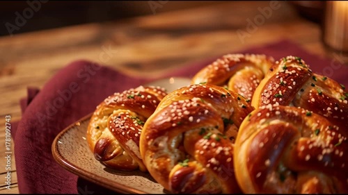 Stuffed Pretzels With Cheese Dip Cozy Ambience