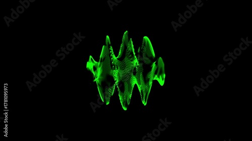a digital representation of a double helix, which is the structure of DNA. The double helix is a spiral structure that is stabilized by hydrogen bonds between nucleotides. 