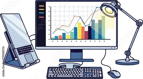 Dramatic mountain range silhouette with rugged peaks and stark contrasts displayed in a detailed illustration