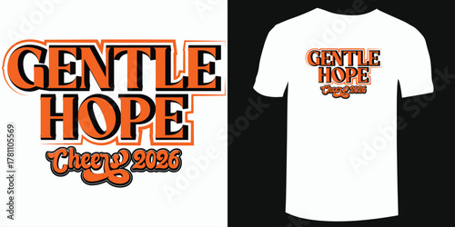 Minimalist New Year 2026 Typography T-Shirt