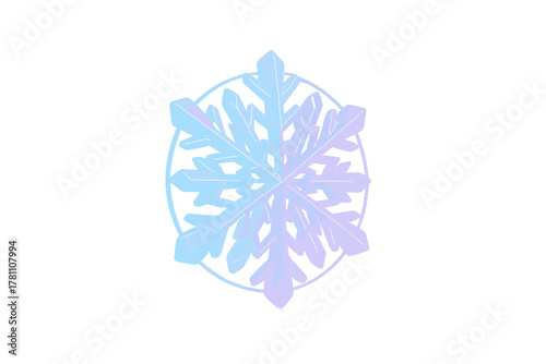Any typography icy crystal modern depth marks violet icon vector white color
