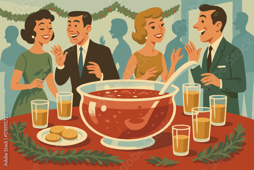 Visible holiday marks cranberry cartoon mid sage no century icon chatting green