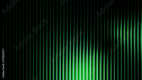 abstract black and bright neon green vertical lines background