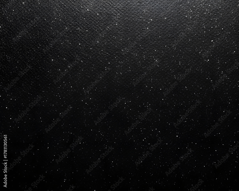 Obraz premium Stunning abstract dark texture with subtle white speckles creating a mesmerizing, cosmic, or starry night effect for modern design backgrounds and creative projects.
