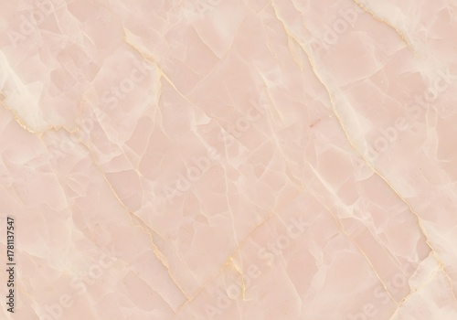 Rose Quartz Marble Blush Pink with Cream Veining