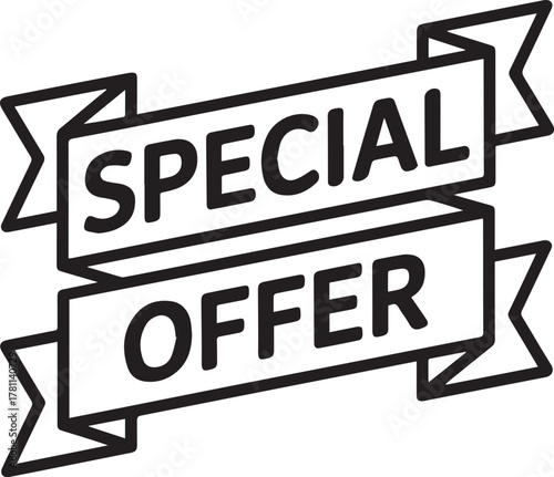 Grab this amazing special offer banner design to announce incredible savings and attract customers with a bold, eye catching announcement