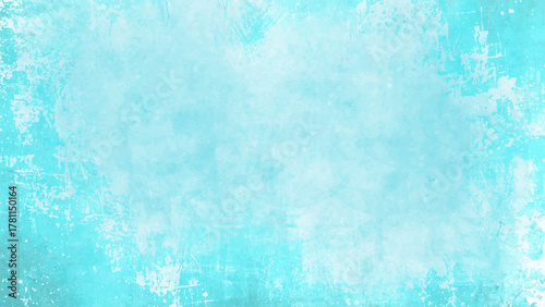 Abstract Vintage Turquoise Grunge Wall Texture with Weathered Paint and Distressed Surface. Sense of Age, Nostalgia, and Urban Decay. Ideal for Retro Design , Rustic Decor, Photography Backdrop