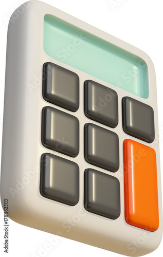 Simple Modern Calculator with Digital Display and Large Buttons for Easy Calculation
