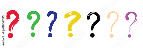 Hand Question Mark Doodle – Curious Outline Icon for FAQ, Inquiry, Help, Support, Confusion, and Information Prompts, Flat Vector Illustration Isolated on White Background