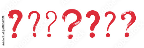 Hand Question Mark Doodle – Curious Outline Icon for FAQ, Inquiry, Help, Support, Confusion, and Information Prompts, Flat Vector Illustration Isolated on White Background