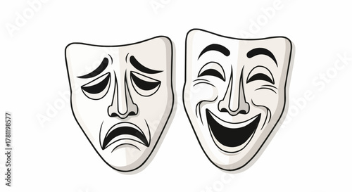 Comedy and Tragedy Masks