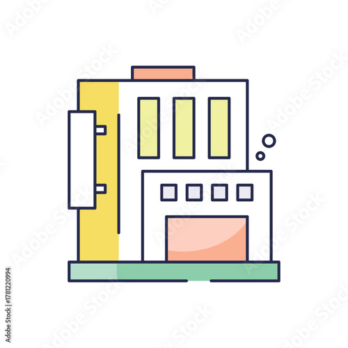 Hospital vector icon