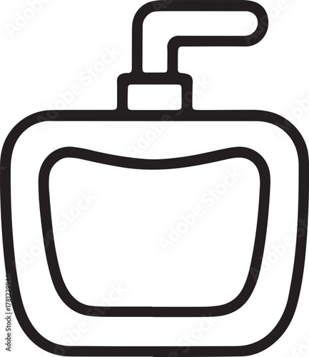 Perfume Bottle with Spray Nozzle