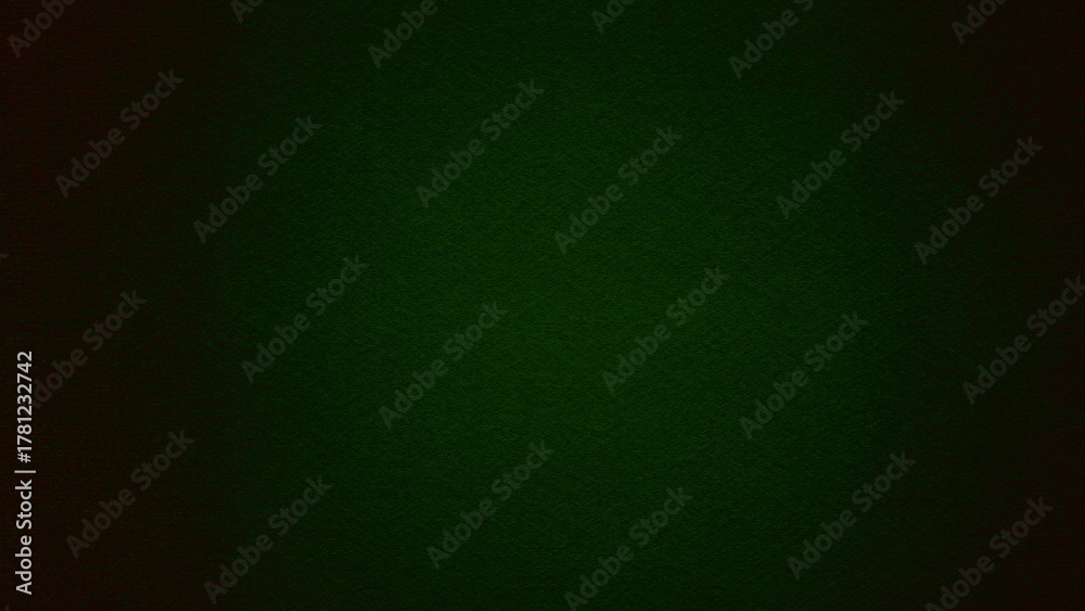 Fototapeta premium Title Green texture background. Rough Green Wall. Elegant dark emerald green background with black shadow border and old vintage grunge texture design