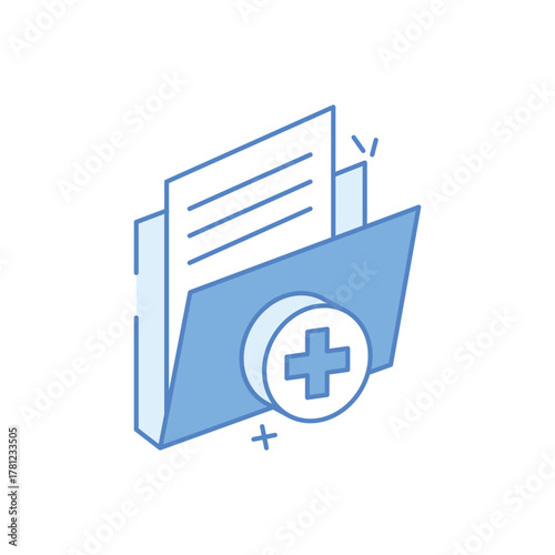 Medical Document vector icon