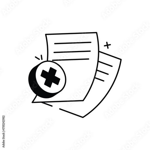 Medical File vector icon