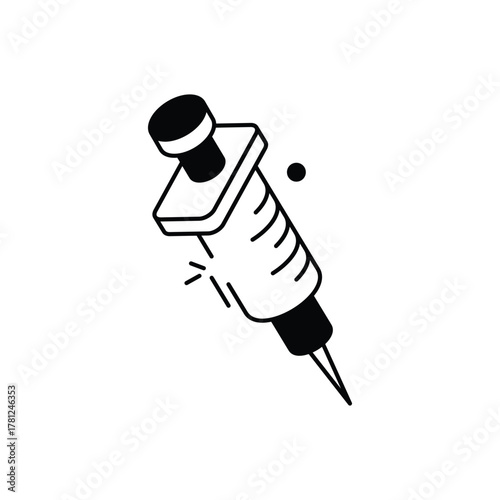 Syringe vector icon