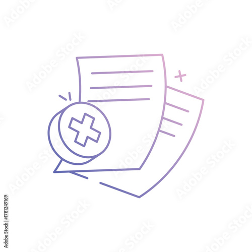 Medical File vector icon