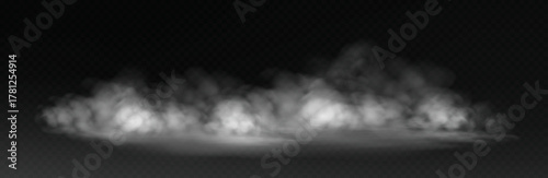 Atmospheric misty vapor illustration with overlay effect and dramatic light glow.
