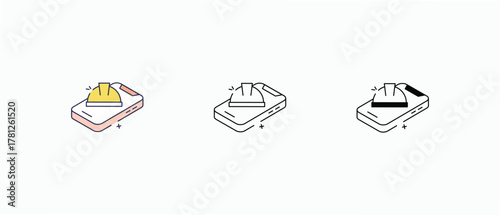 Engineering App icons set vector stock illustration