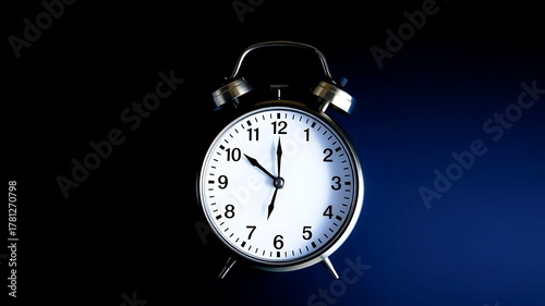 Wallpaper Mural Clock showing five minutes to midnight new year concept Torontodigital.ca